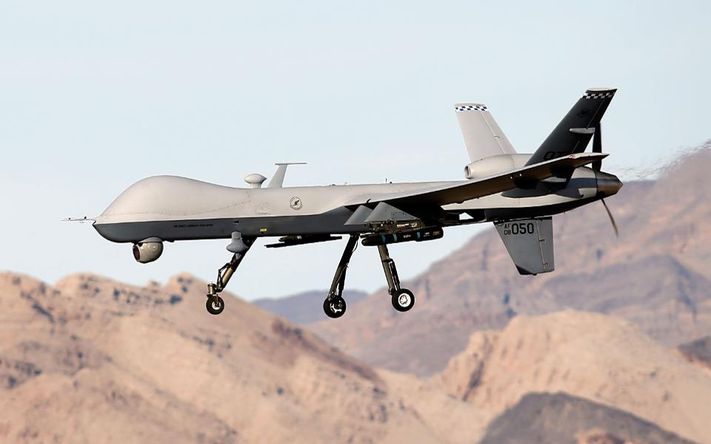 MQ-9 Reaper photo by Isaac Brekken (Getty Images)