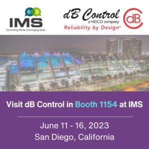 dB Control will in Booth 1154 at the International Microwave Symposium from June 11 - 16, 2023
